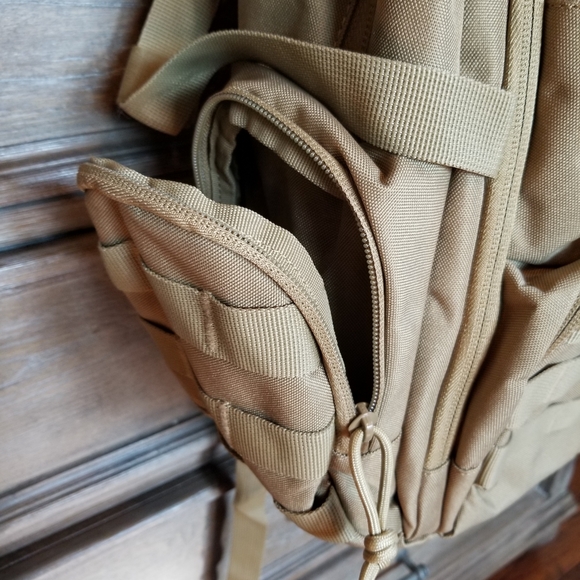 Rugged Tan Backpack for Men - Picture 9 of 16